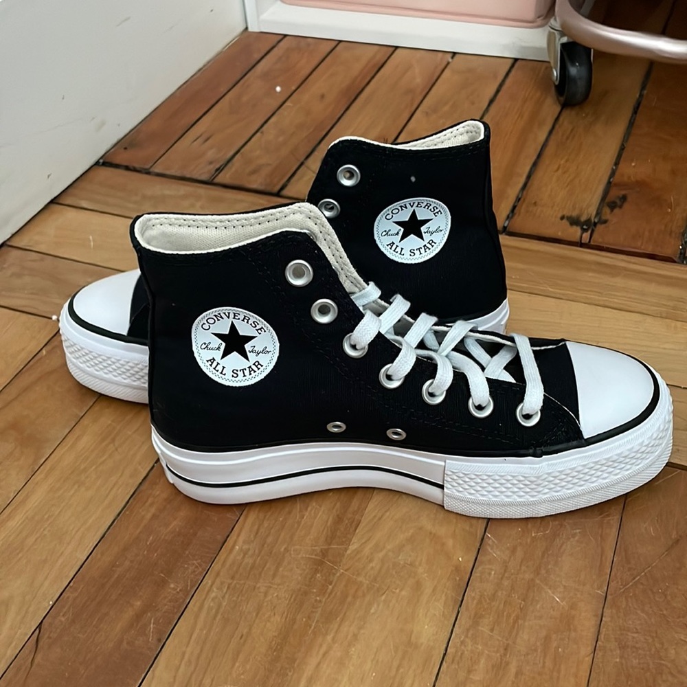 Black Platform Converse